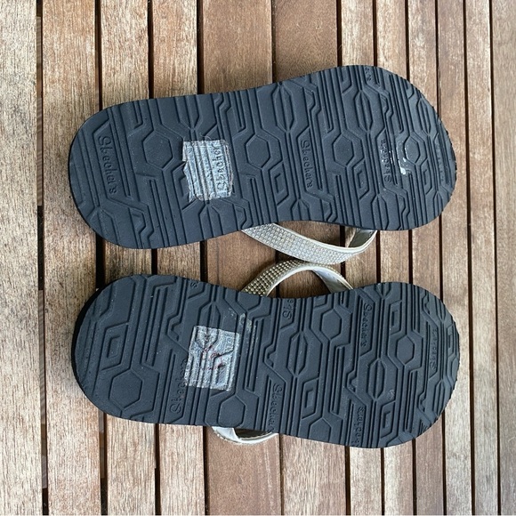 Skechers Black and Silver Sandals - Picture 3 of 4